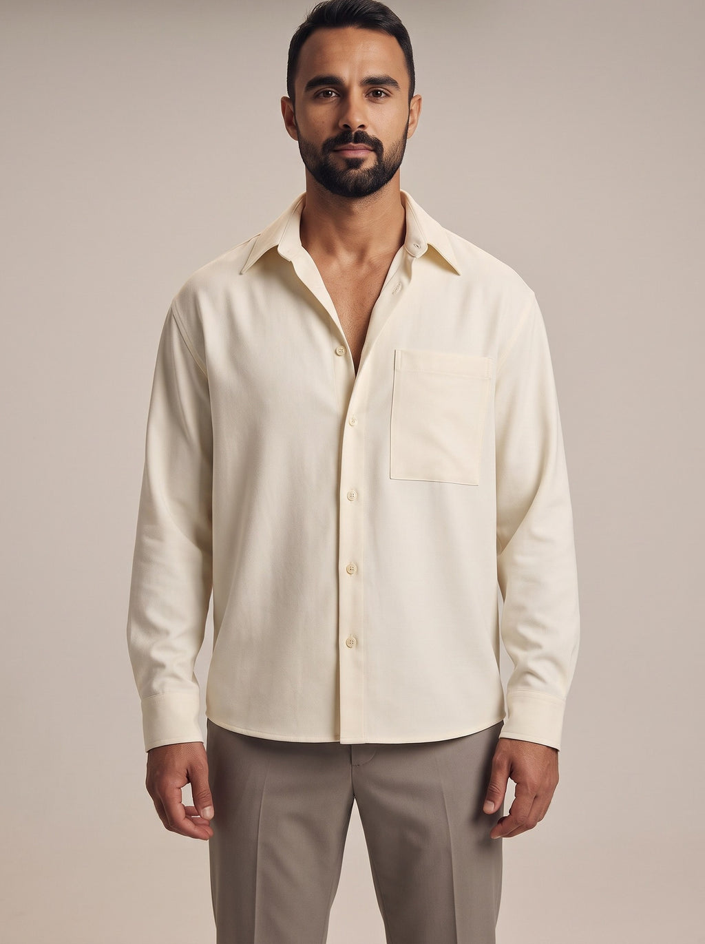 IVO Champagne shirt front