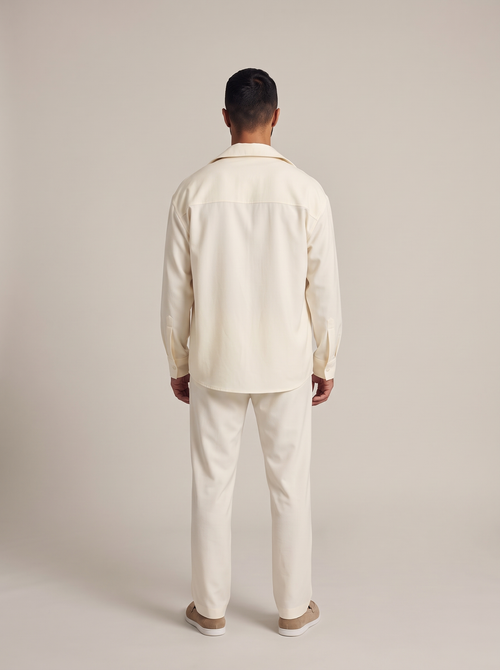 IVO Champagne suit set back